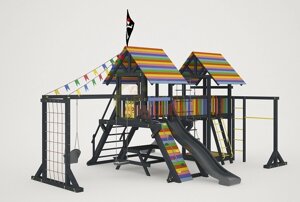 Детская спортивная площадка для дачи Савушка 1 Black Edition