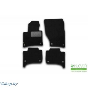 Коврики салона Klever AUDI A4 8E Standard Черные