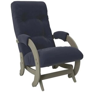 Кресло-глайдер Модель 68 Verona Denim Blue Серый ясень