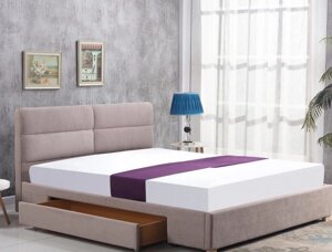 Кровать HALMAR MERIDA 160 бежевый