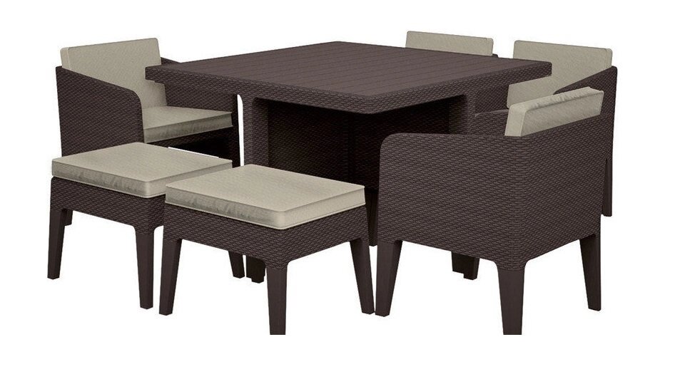 Комплект мебели KETER Columbia dining set (7 предметов) - преимущества