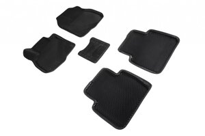 Коврики салона EVA 3D ромб для Hyundai Accent 2000-2002 Черные