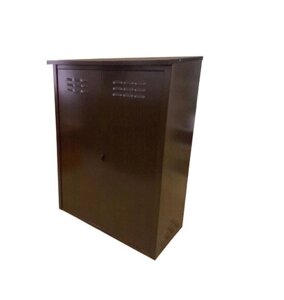 Шкаф для двух газовых баллонов (объемом до 50 л каждый) античная медь