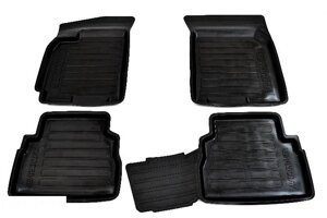 Коврики салона резина с бортиком для Chevrolet Lacetti