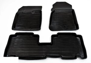 Коврики салона резиновые с бортиком для Chevrolet Captiva