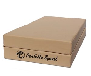 Мат №3 100 х 100 х 10 складной Perfetto Sport бежевый в Минске от компании Интернет-магазин «Hutki. by»