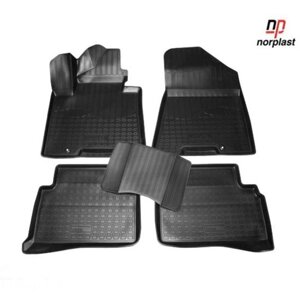 Коврики салона для Hyundai Creta 3D Черные