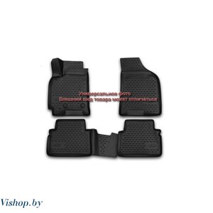 Коврики салона для CITROEN C-Crosser Черные