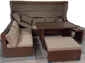 Комплект мебели с диваном AFM-320B-T320 Brown