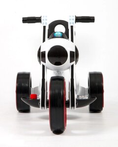 Детский электромобиль-мотоцикл Wingo MOTO Z LUX белый глянец