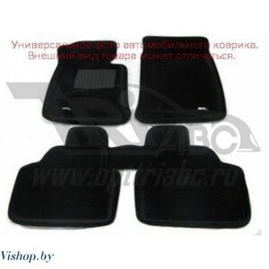 Коврики салона BMW 7 Li G12 X-Drive LINER 3D Lux с бортиком Черные