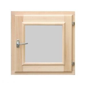 Форточка для сауны 60x60 см стеклопакет хвоя