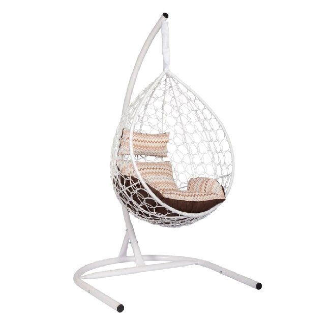 Подвесное кресло Скай 01 белый подушка зигзаг ##от компании## Интернет-магазин «Hutki. by» - ##фото## 1