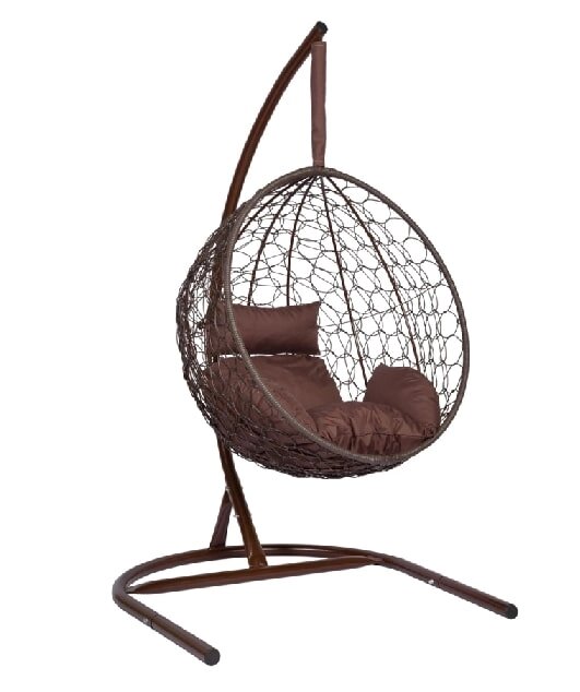 Подвесное кресло Скай 02 коричневый подушка коричневый от компании Интернет-магазин «Hutki. by» - фото 1