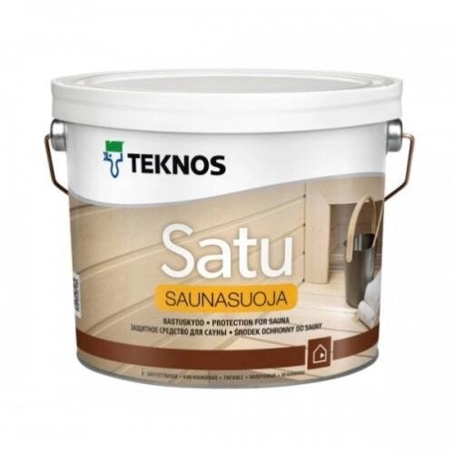 Пропитка для бани TEKNOS SATU SAUNASUOJA 2,7л от компании Интернет-магазин «Hutki. by» - фото 1