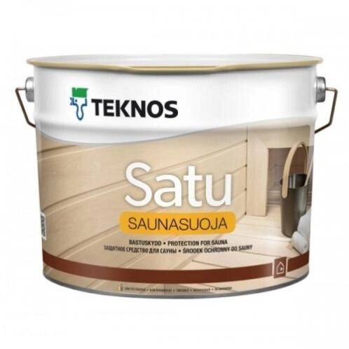 Пропитка для бани TEKNOS SATU SAUNASUOJA 9л от компании Интернет-магазин «Hutki. by» - фото 1