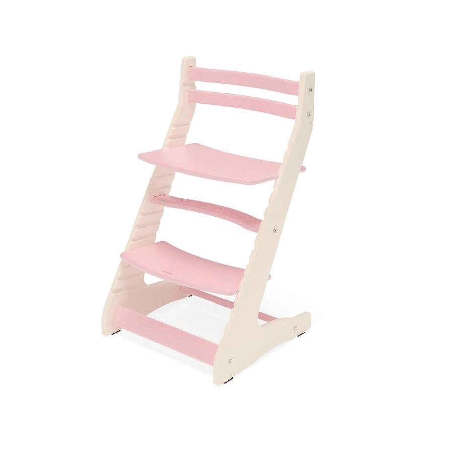 Растущий регулируемый стул Вырастайка Eco Prime бежевый розовый от компании Интернет-магазин «Hutki. by» - фото 1