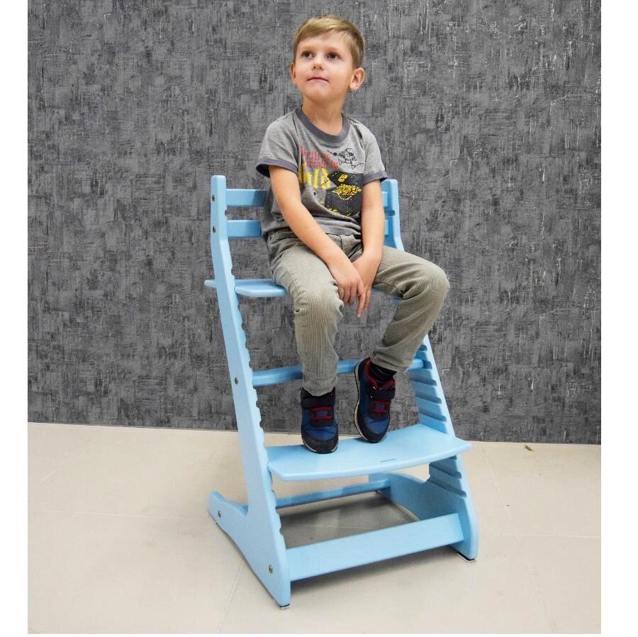 Растущий регулируемый стул Вырастайка Eco Prime голубой от компании Интернет-магазин «Hutki. by» - фото 1
