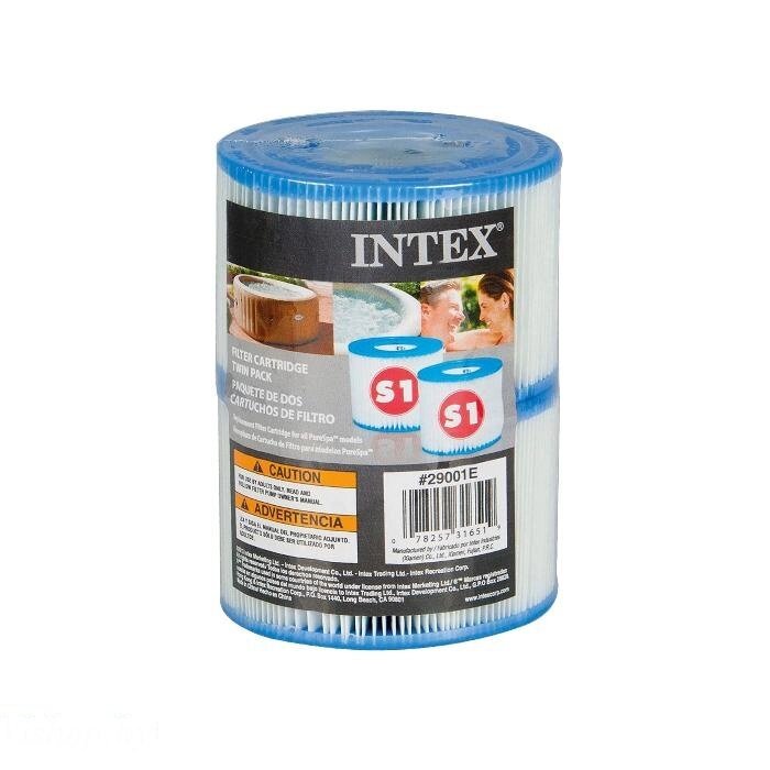 Сменный фильтр-картридж (2 шт) для бассейнов-джакузи Intex 29001 от компании Интернет-магазин «Hutki. by» - фото 1