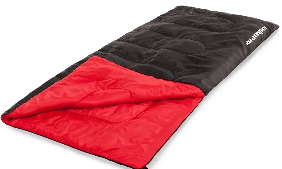 Спальный мешок 150г /м2 ACAMPER красно-черный от компании Интернет-магазин «Hutki. by» - фото 1