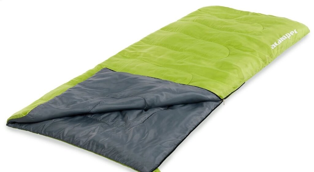 Спальный мешок 150г /м2 ACAMPER серо-зеленый от компании Интернет-магазин «Hutki. by» - фото 1