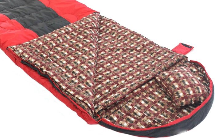 Спальный мешок Balmax (Аляска) Elit series до -17 градусов Red р-р R (правая) от компании Интернет-магазин «Hutki. by» - фото 1