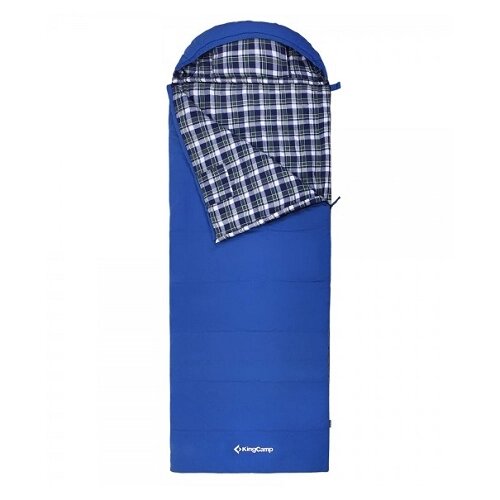 Спальный мешок KingCamp Comfort 280 (-15С) 3128 blue р-р L (левая) от компании Интернет-магазин «Hutki. by» - фото 1