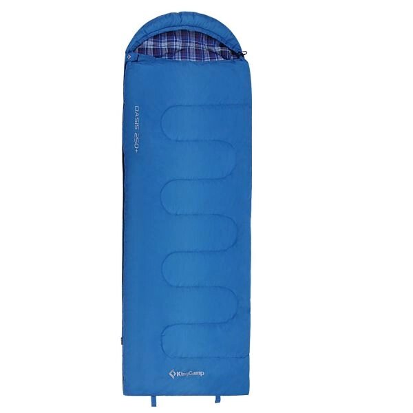 Спальный мешок KingCamp Oasis 250+ 8015 blue р-р R (правая) от компании Интернет-магазин «Hutki. by» - фото 1