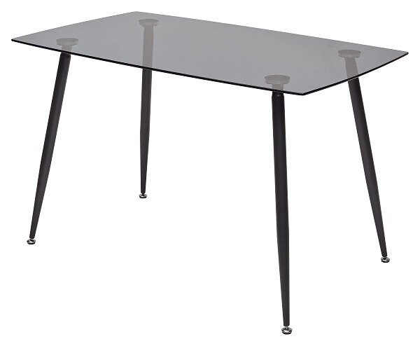 Стол обеденный Mebelart RONDO 120 серый дымчатый/серый от компании Интернет-магазин «Hutki. by» - фото 1