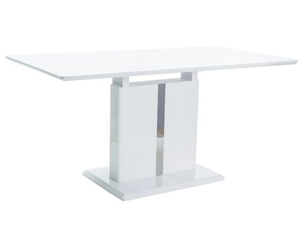 Стол обеденный SIGNAL DALLAS 110 раскладной белый лак от компании Интернет-магазин «Hutki. by» - фото 1