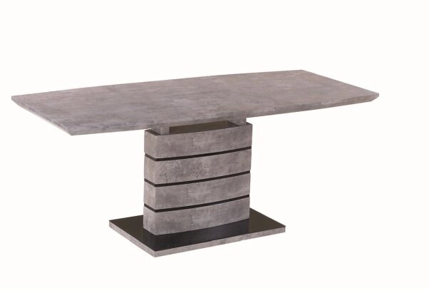 Стол обеденный SIGNAL LEONARDO 140 раскладной бетон от компании Интернет-магазин «Hutki. by» - фото 1