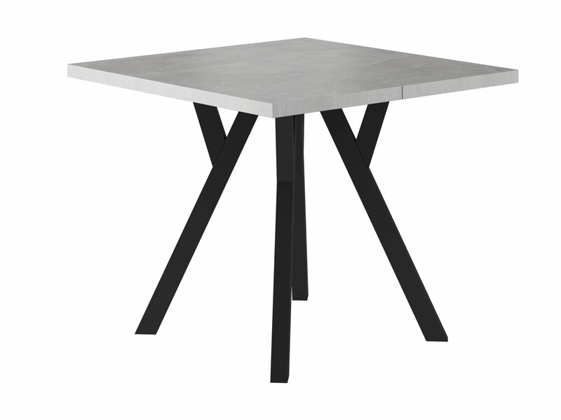 Стол обеденный SIGNAL MERLIN раскладной бетон черный от компании Интернет-магазин «Hutki. by» - фото 1