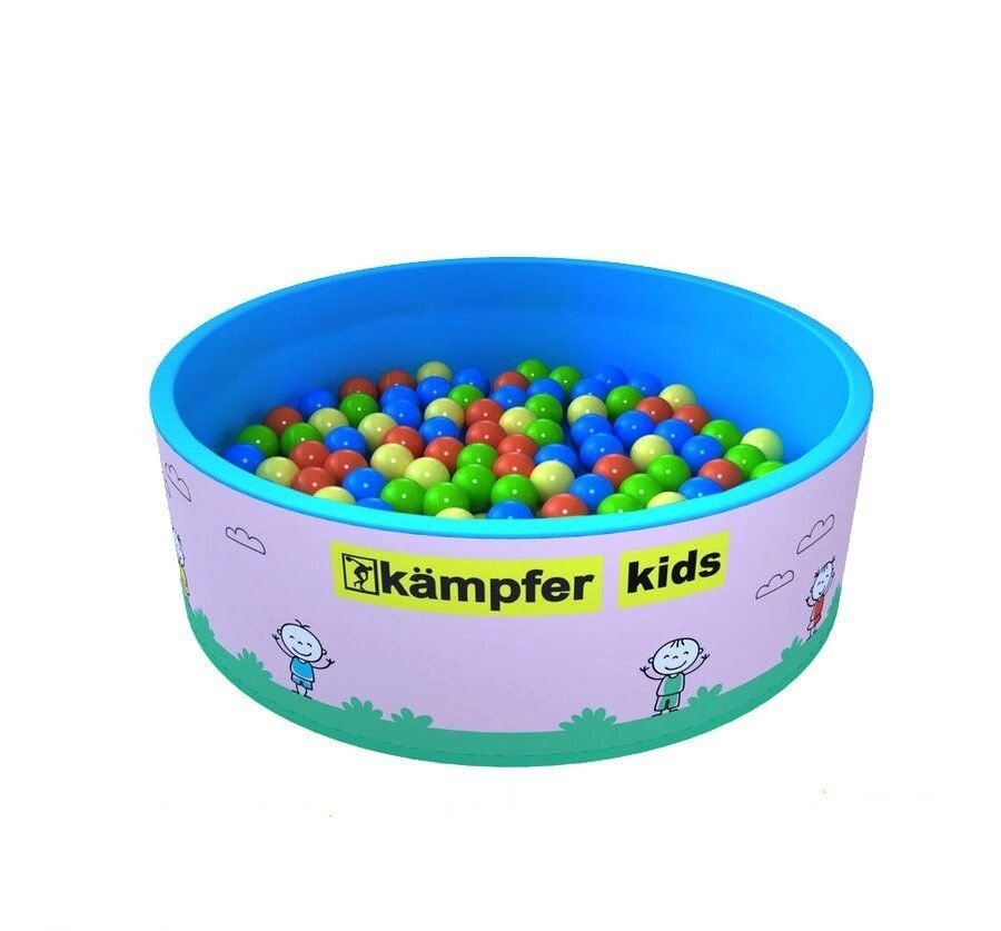 Сухой бассейн Kampfer Kids 100 шариков розовый от компании Интернет-магазин «Hutki. by» - фото 1