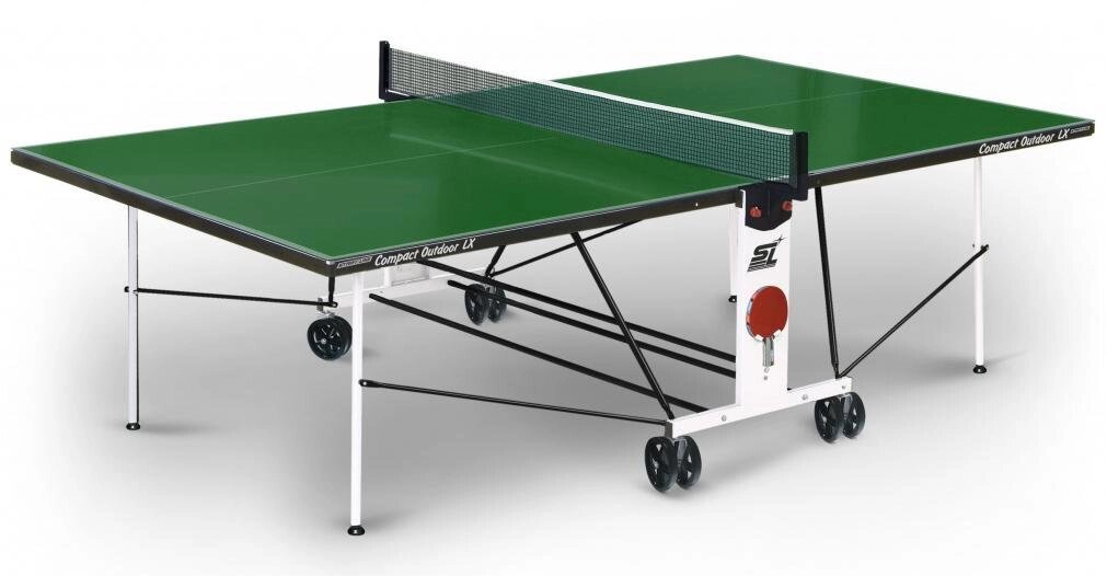 Теннисный стол Compact Outdoor LX green от компании Интернет-магазин «Hutki. by» - фото 1
