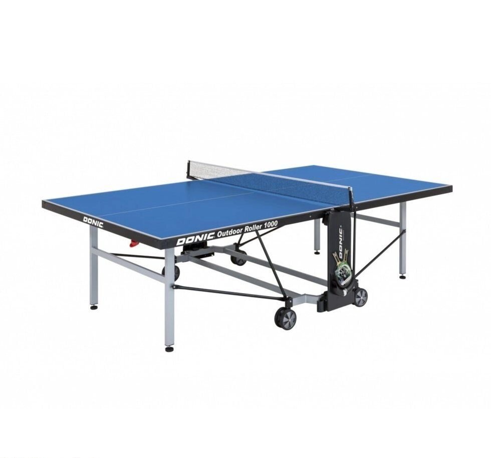Теннисный стол Donic Outdoor Roller 1000 синий от компании Интернет-магазин «Hutki. by» - фото 1