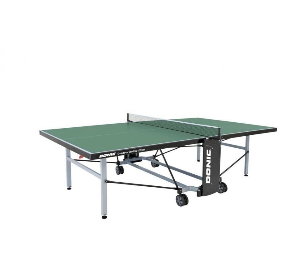 Теннисный стол Donic Outdoor Roller 1000 зеленый от компании Интернет-магазин «Hutki. by» - фото 1