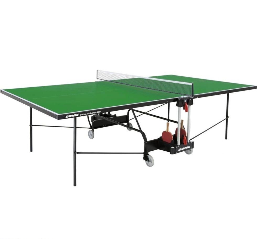 Теннисный стол Donic Outdoor Roller 400 зеленый от компании Интернет-магазин «Hutki. by» - фото 1