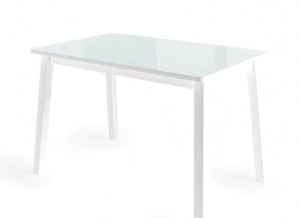 ТИРК стол раздвижной со стеклом Белый от компании Интернет-магазин «Hutki. by» - фото 1