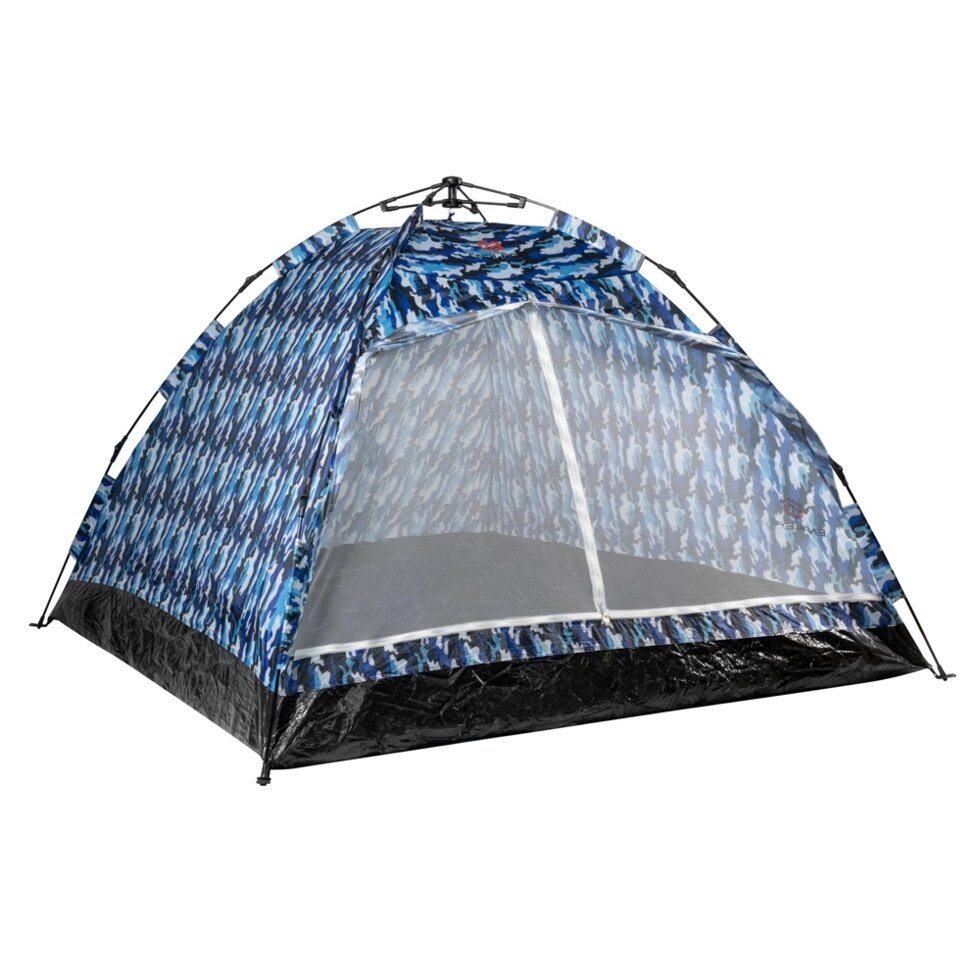 Треккинговая палатка Endless Auto 4-х местная (синий камуфляж) от компании Интернет-магазин «Hutki. by» - фото 1