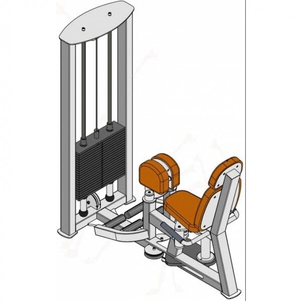 Тренажер для отводящих мышц бедра (разведение ног) ТС-208 ЭКТА от компании Интернет-магазин «Hutki. by» - фото 1