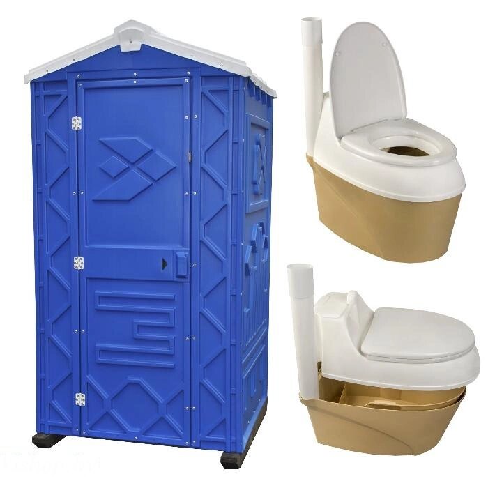 Туалетная кабина ЭкоСтайл с торфяным биотуалетом Питеко 506 от компании Интернет-магазин «Hutki. by» - фото 1