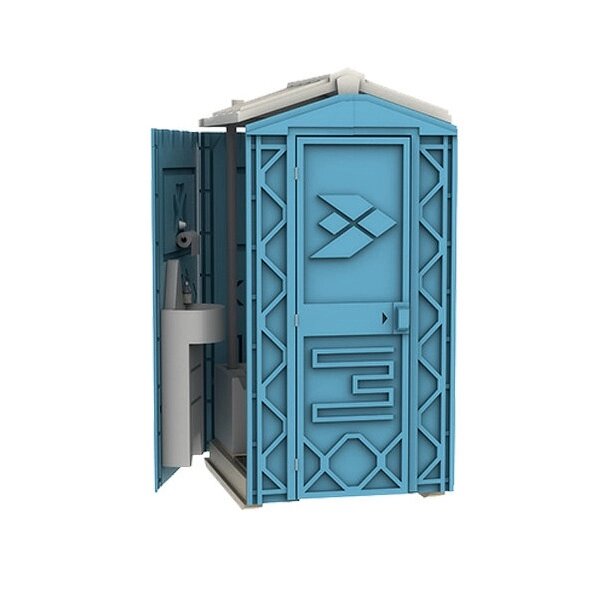 Туалетная кабина Люкс Ecostyle синий от компании Интернет-магазин «Hutki. by» - фото 1