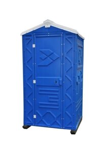 Уличная туалетная кабина для дачи ЭкоСтайл-Ecorg (со стульчаком, на яму)