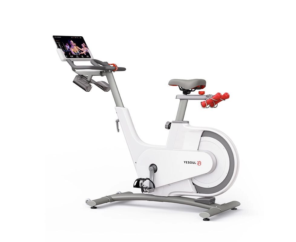 Велотренажер YESOUL Smart Spinning bike V1 белый от компании Интернет-магазин «Hutki. by» - фото 1