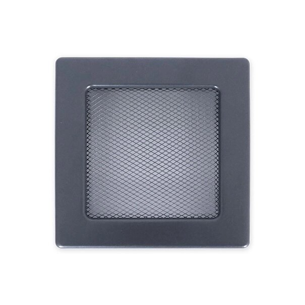 Вентиляционная решетка темно-серый 17х17 от компании Интернет-магазин «Hutki. by» - фото 1