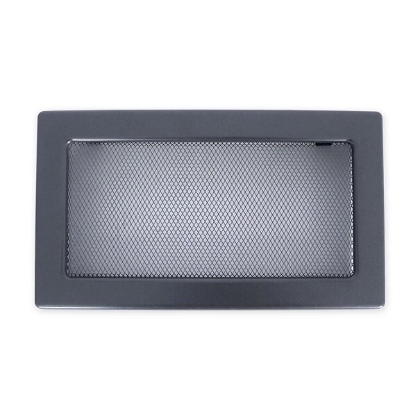 Вентиляционная решетка темно-серый 17х30 от компании Интернет-магазин «Hutki. by» - фото 1