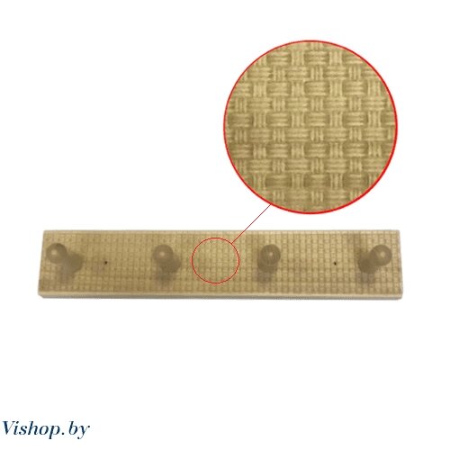Вешалка 4-х рожковая с тиснением Рогожка от компании Интернет-магазин «Hutki. by» - фото 1