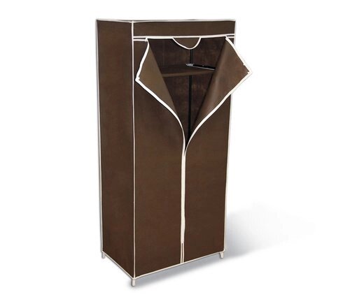 Вешалка-гардероб с чехлом Sheffilton 2012 темно-коричневый от компании Интернет-магазин «Hutki. by» - фото 1