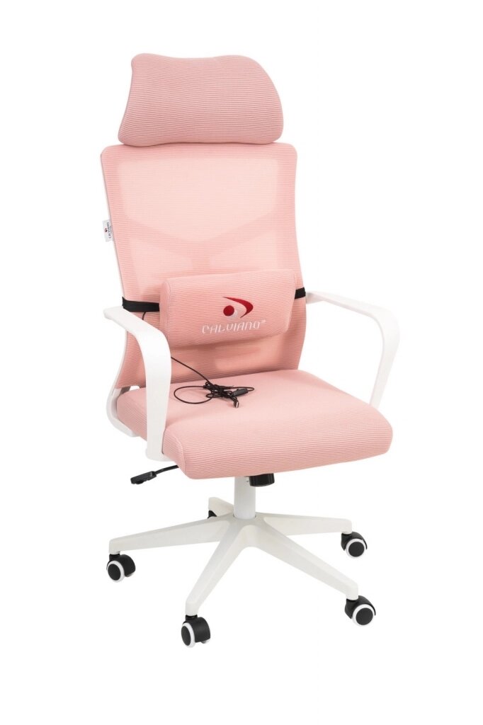 Вибромассажное кресло Calviano Milan Аir Pink от компании Интернет-магазин «Hutki. by» - фото 1