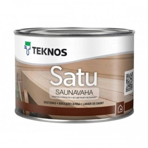 Воск для бани TEKNOS SATU SAUNAVAHA 0.45л от компании Интернет-магазин «Hutki. by» - фото 1